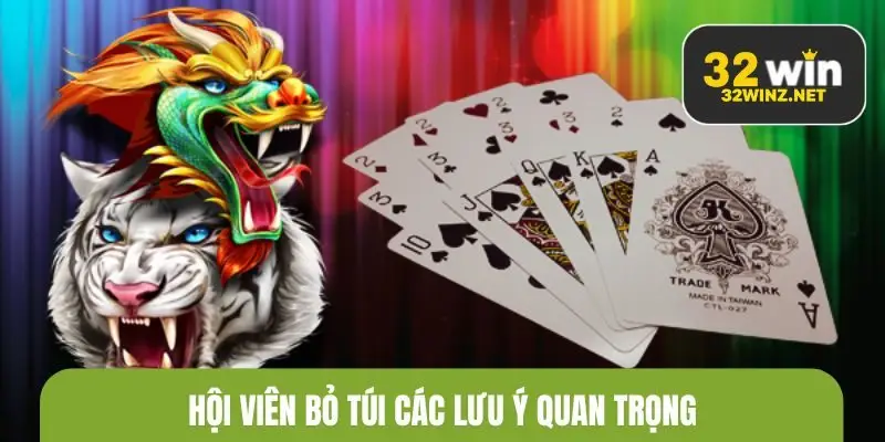 Hội viên bỏ túi các lưu ý quan trọng