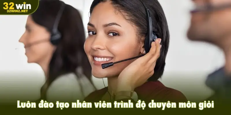 Dịch vụ hỗ trợ luôn đào tạo nhân viên trình độ chuyên môn giỏi